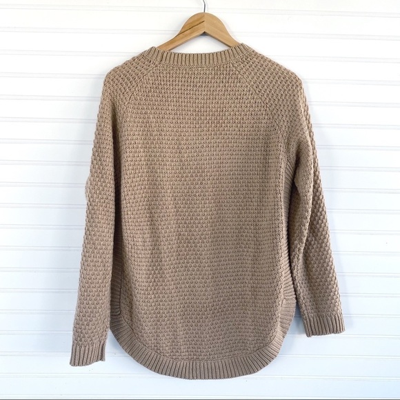 Waffle knit pullover sweater Size Medium - Picture 3 of 9